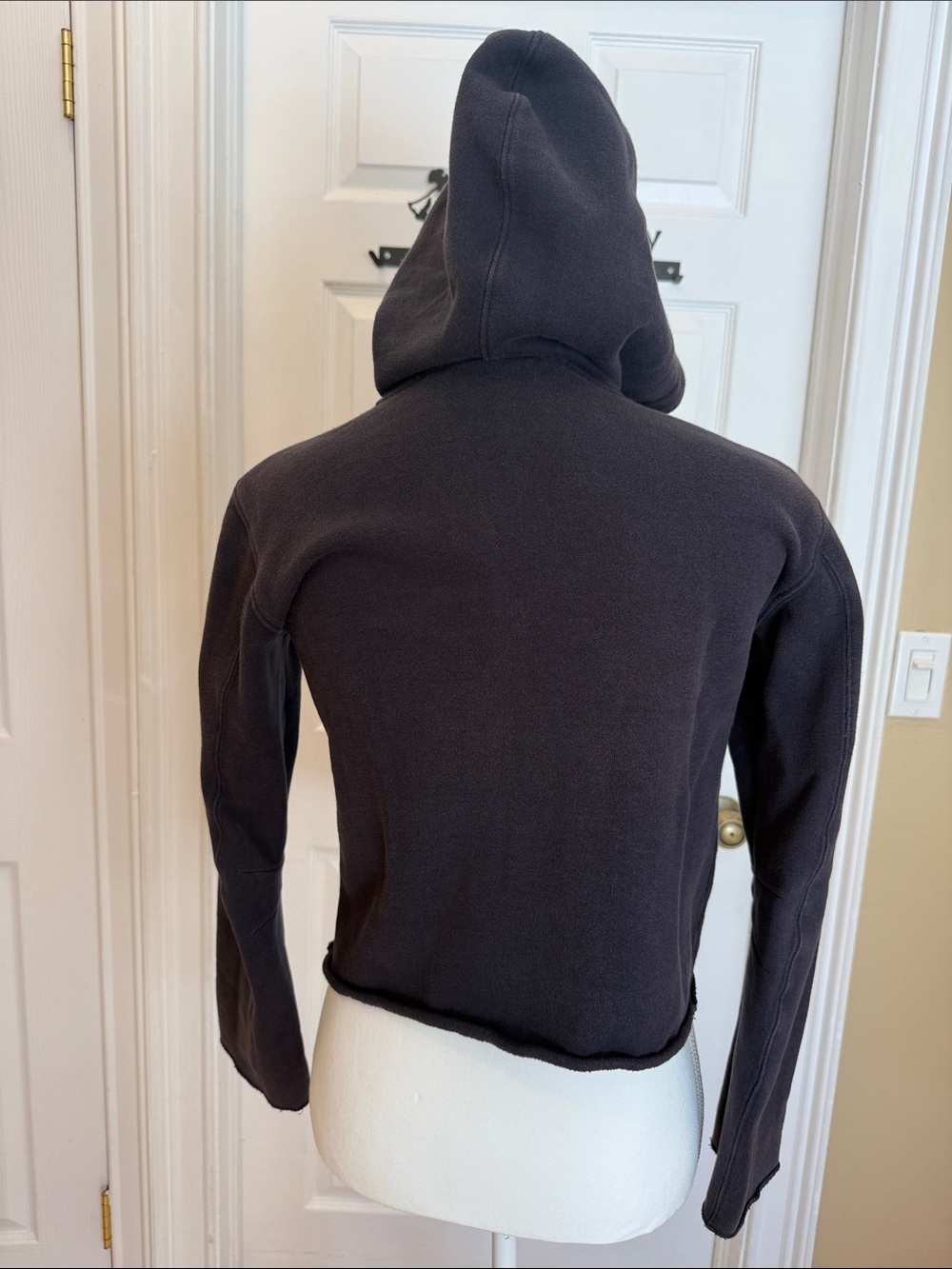 Dkny Black ladies Hooded Zip-Up Jacket with DKNY JEANS Appliqué - Picture 6 of 13
